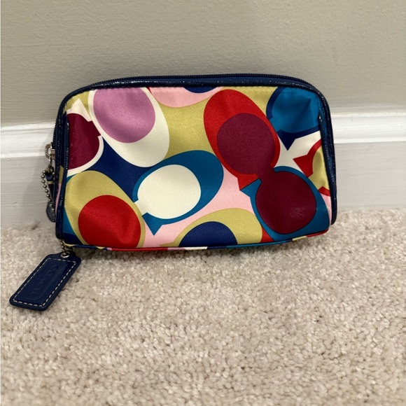 Coach Colorful Small Cosmetic Bag - Picture 2 of 5